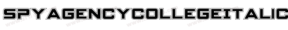 SpyAgencyCollegeItalic-0WvRz字体转换