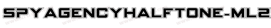 SpyAgencyHalftone-mL2xP字体转换