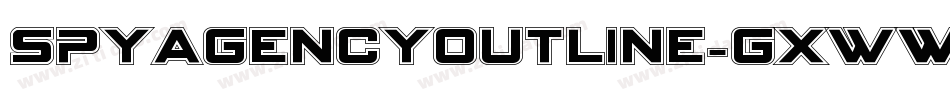SpyAgencyOutline-gxwWR字体转换