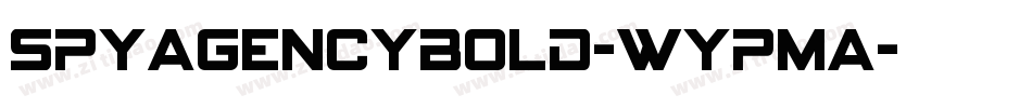 SpyAgencyBold-WypMA字体转换