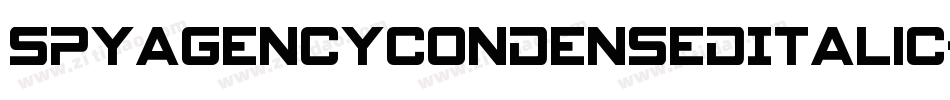 SpyAgencyCondensedItalic-OVGlP字体转换 SpyAgencyCondensedItalic-OVGlP字体转换