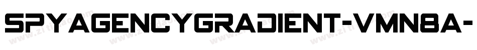 SpyAgencyGradient-vmn8A字体转换