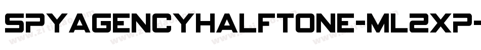 SpyAgencyHalftone-mL2xP字体转换