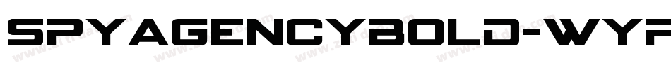SpyAgencyBold-WypMA字体转换