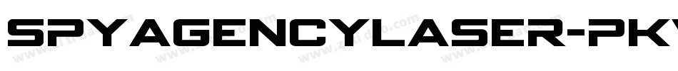 SpyAgencyLaser-PKVnr字体转换