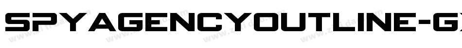 SpyAgencyOutline-gxwWR字体转换