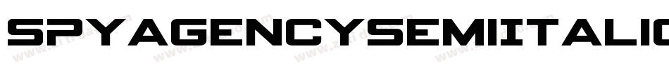 SpyAgencySemiItalic-x3Rr5字体转换
