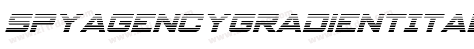 SpyAgencyGradientItalic-eZ903字体转换 SpyAgencyGradientItalic-eZ903字体转换