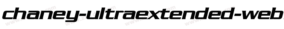chaney-ultraextended-webfont-3字体转换