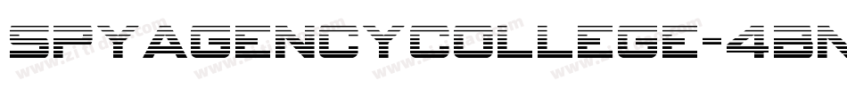 SpyAgencyCollege-4BnrK字体转换