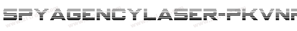 SpyAgencyLaser-PKVnr字体转换