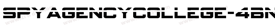 SpyAgencyCollege-4BnrK字体转换