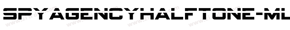 SpyAgencyHalftone-mL2xP字体转换