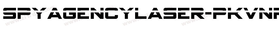 SpyAgencyLaser-PKVnr字体转换