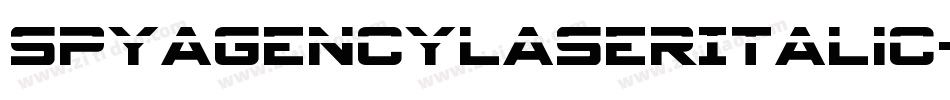 SpyAgencyLaserItalic-L3VpZ字体转换