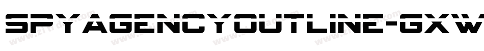 SpyAgencyOutline-gxwWR字体转换