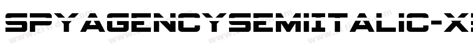 SpyAgencySemiItalic-x3Rr5字体转换