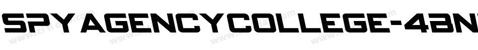 SpyAgencyCollege-4BnrK字体转换