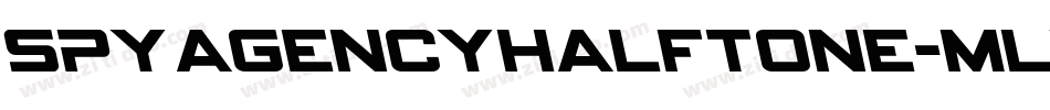 SpyAgencyHalftone-mL2xP字体转换