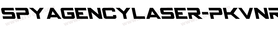 SpyAgencyLaser-PKVnr字体转换