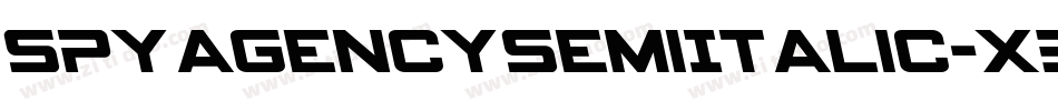 SpyAgencySemiItalic-x3Rr5字体转换