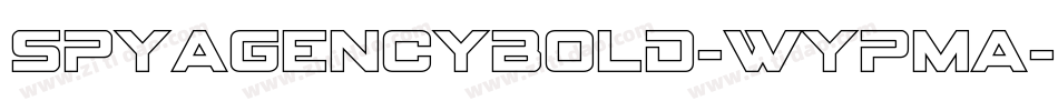 SpyAgencyBold-WypMA字体转换