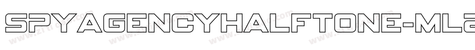 SpyAgencyHalftone-mL2xP字体转换