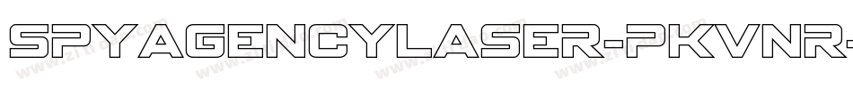 SpyAgencyLaser-PKVnr字体转换