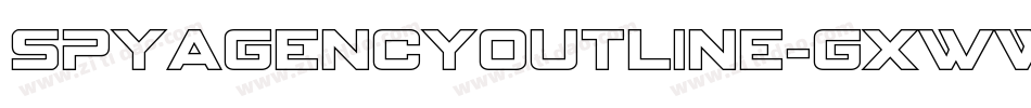 SpyAgencyOutline-gxwWR字体转换