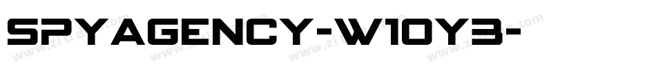 SpyAgency-w1oY3字体转换