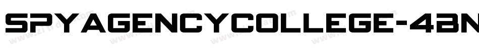 SpyAgencyCollege-4BnrK字体转换