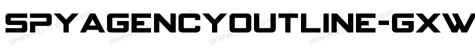 SpyAgencyOutline-gxwWR字体转换
