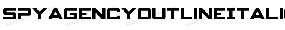 SpyAgencyOutlineItalic-owvD0字体转换 SpyAgencyOutlineItalic-owvD0字体转换