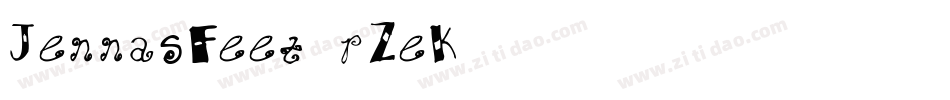 JennasFeet-pZeK字体转换