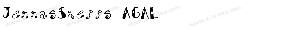 JennasShells-AGAL字体转换
