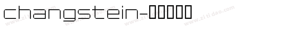 Changstein字体转换