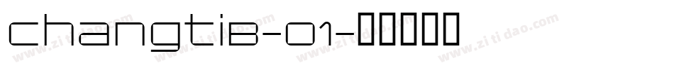 ChangtiB-01字体转换