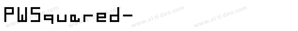 PWSquared字体转换