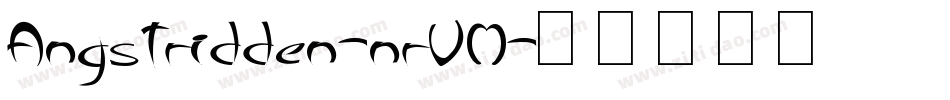 Angstridden-nrVM字体转换