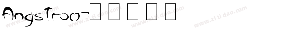 Angstrom字体转换