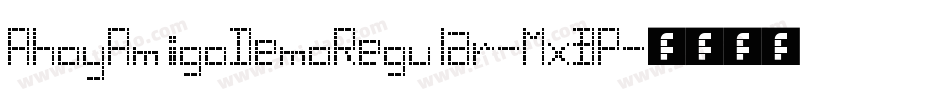 AhoyAmigoDemoRegular-MxBP字体转换