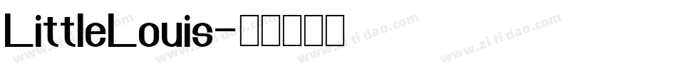 LittleLouis字体转换