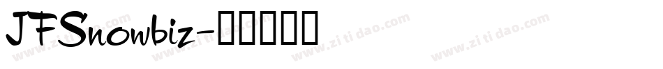 JFSnowbiz字体转换