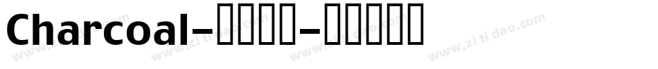 Charcoal-普通字体字体转换