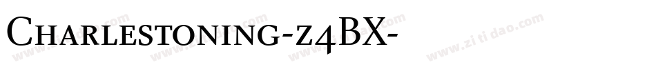 Charlestoning-z4BX字体转换