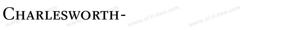 Charlesworth字体转换
