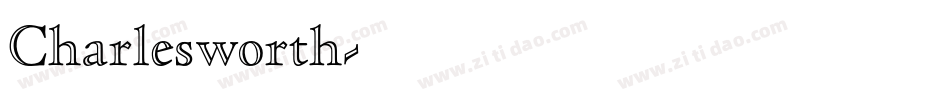 Charlesworth字体转换