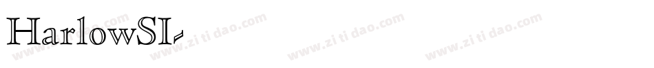 HarlowSI字体转换