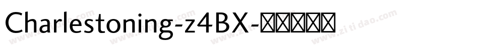 Charlestoning-z4BX字体转换
