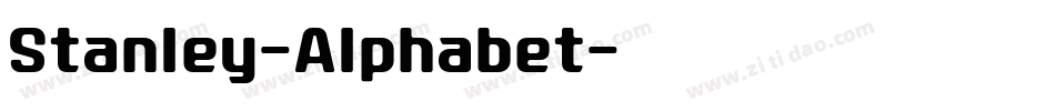 Stanley-Alphabet字体转换